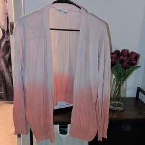 Cato Peach Ombre Cardigan